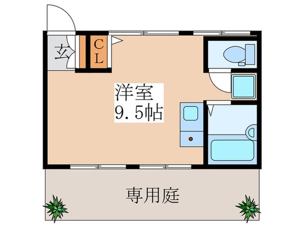 ブルーガーデニアの物件間取画像